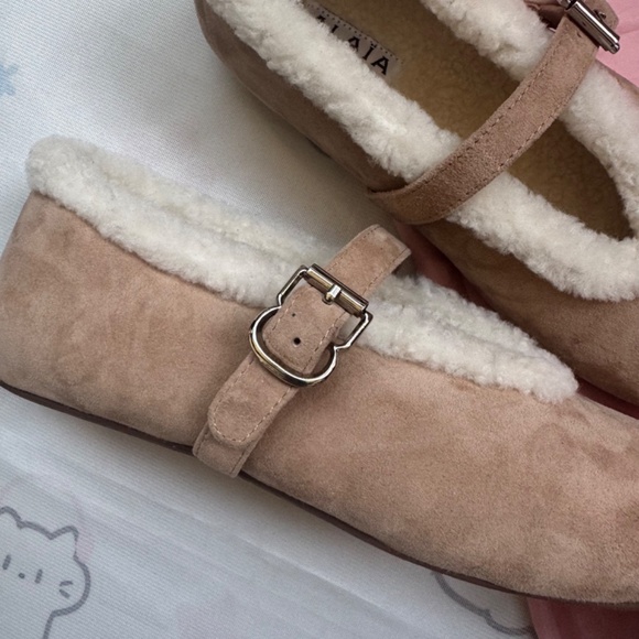 Alaia Shearling Ballet Flats - Picture 5 of 11